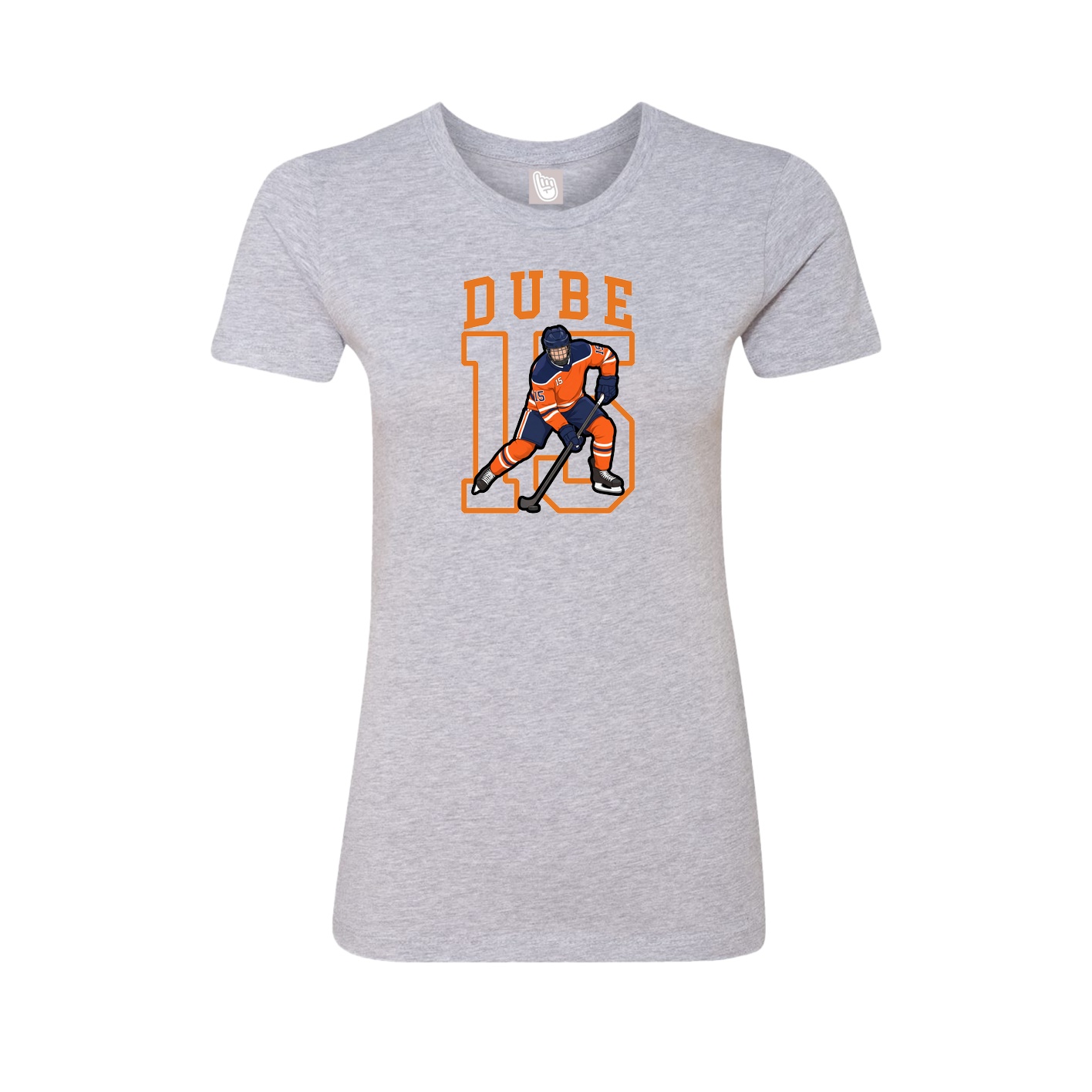 Fitted Women's Tee — Shirsey in Grey
