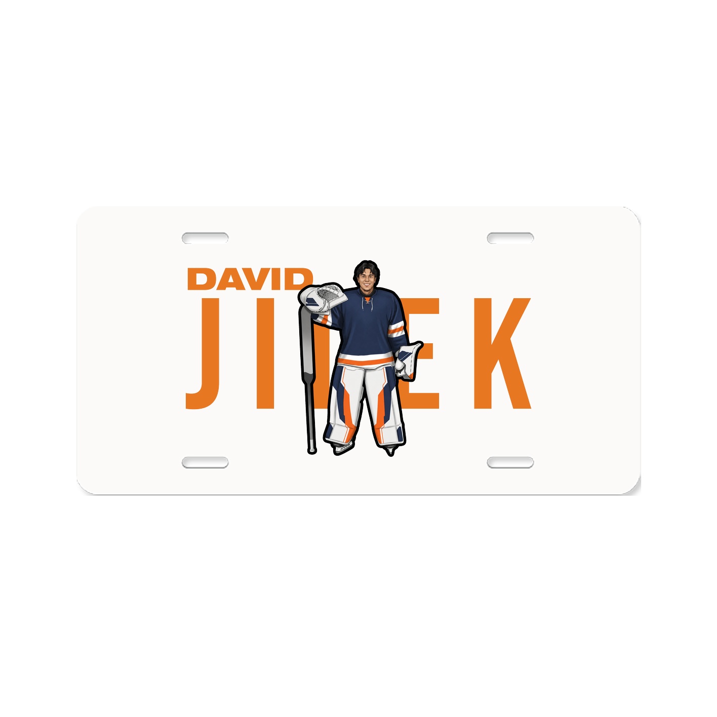 License Plate — Player Name in Classic