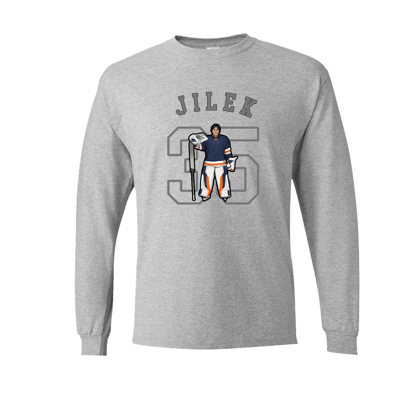 Long Sleeve Tee — Shirsey Arch in Grey