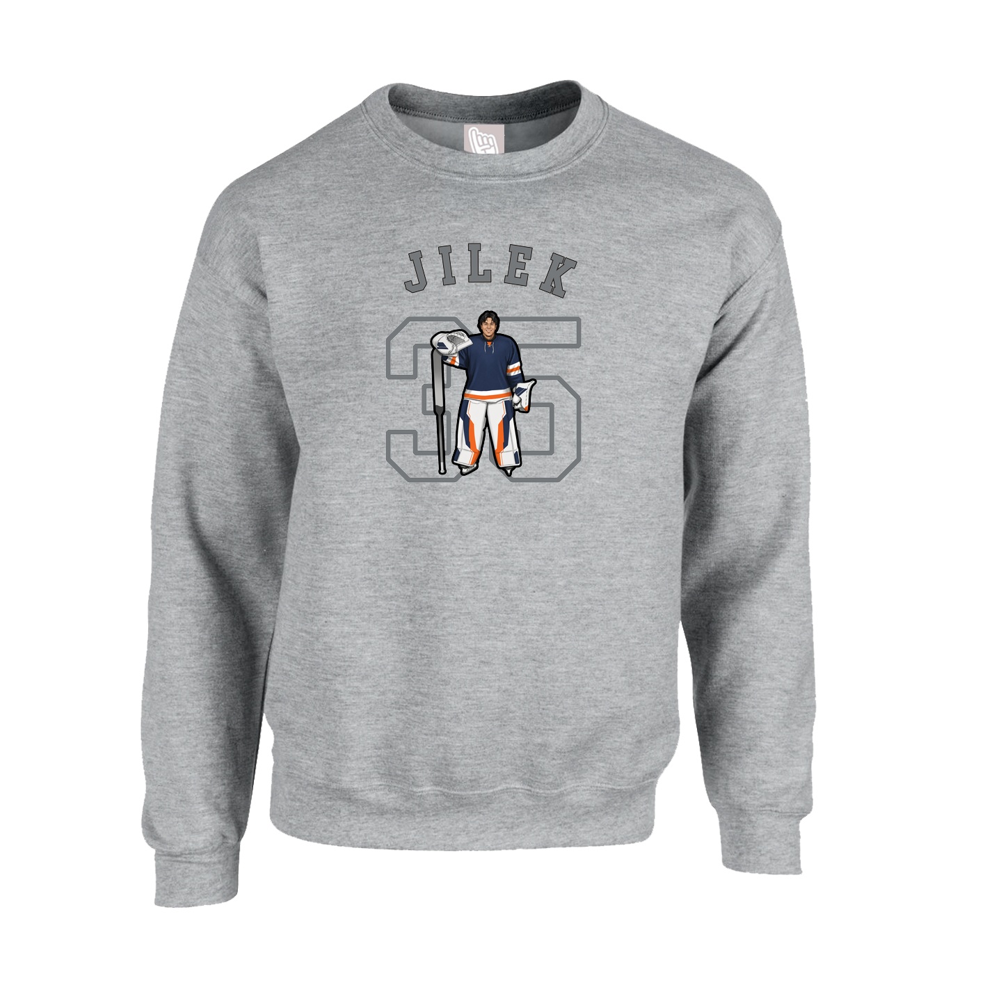 Fleece Crew — Shirsey Arch in Grey
