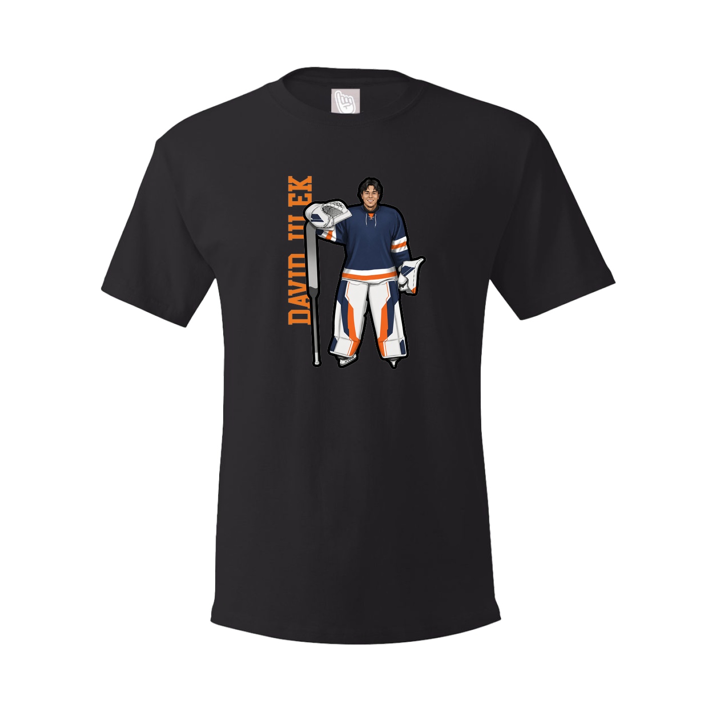 Youth Tee — Name Vertical in Black