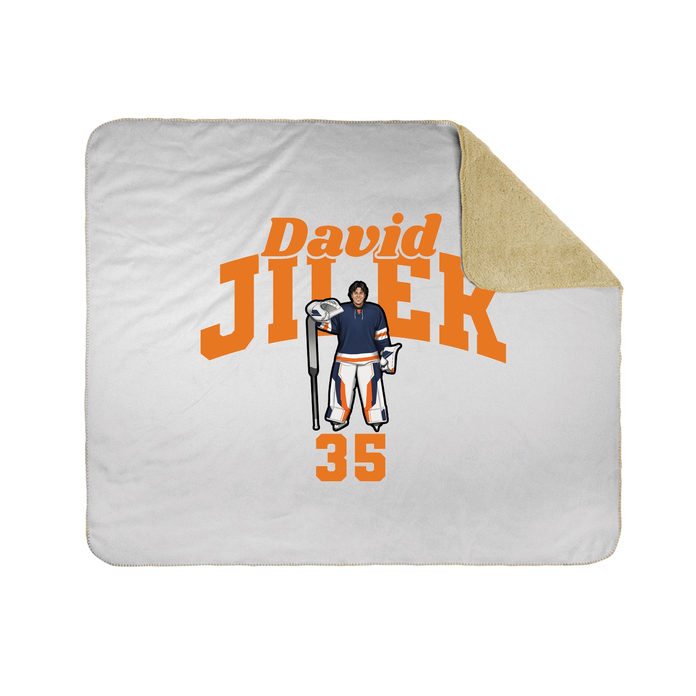 Throw Blanket — Signature Arch in White