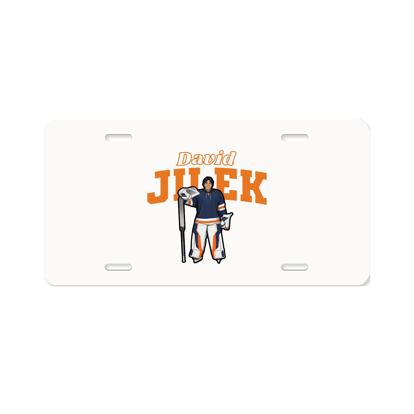 License Plate — Name Arch in Classic