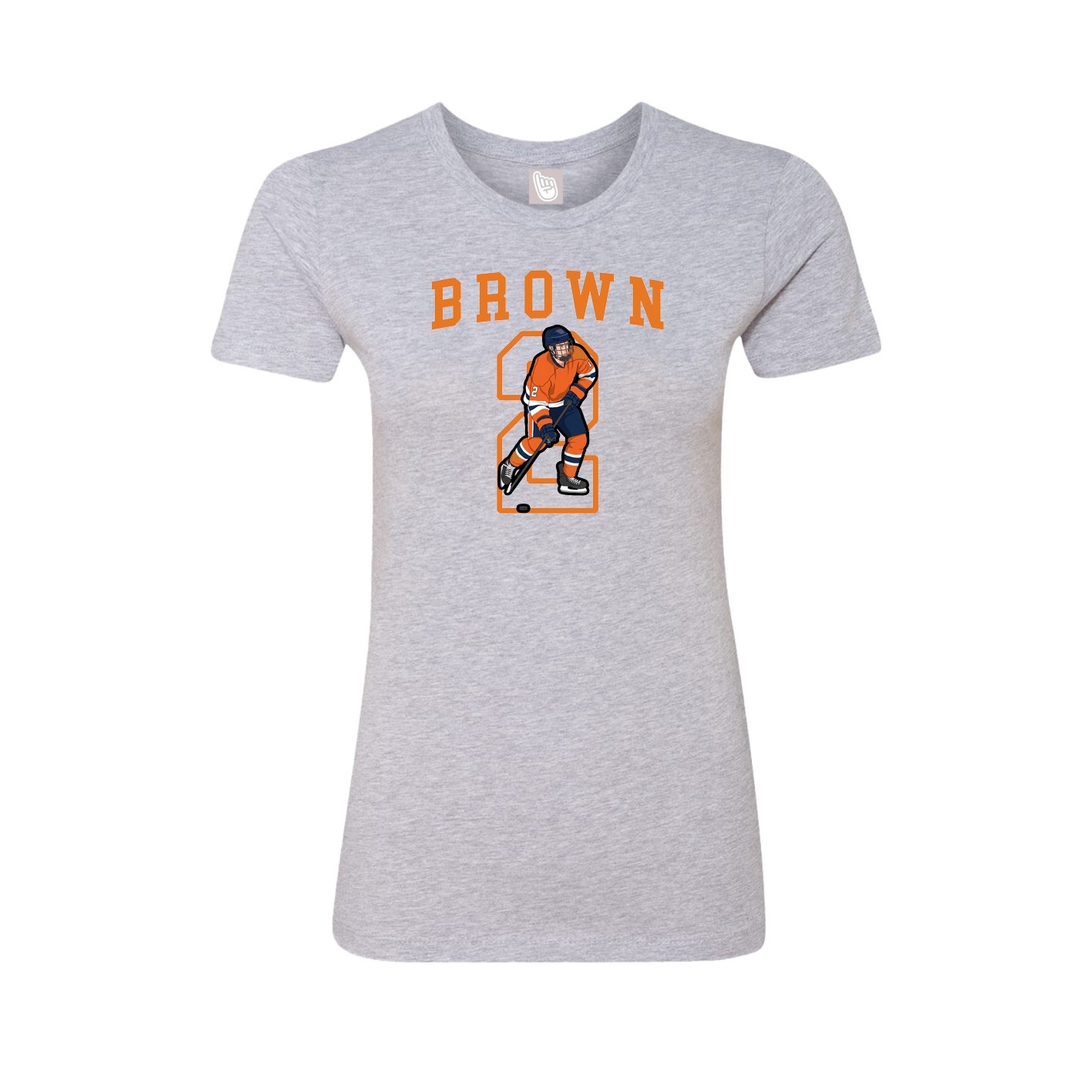 Fitted Women's Tee — Shirsey in Grey