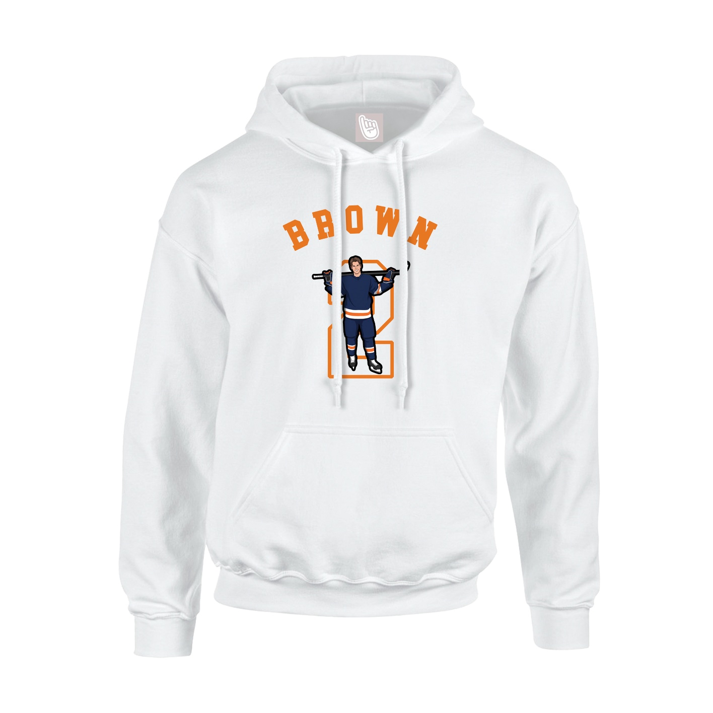 Youth Hoodie — Shirsey Arch in White