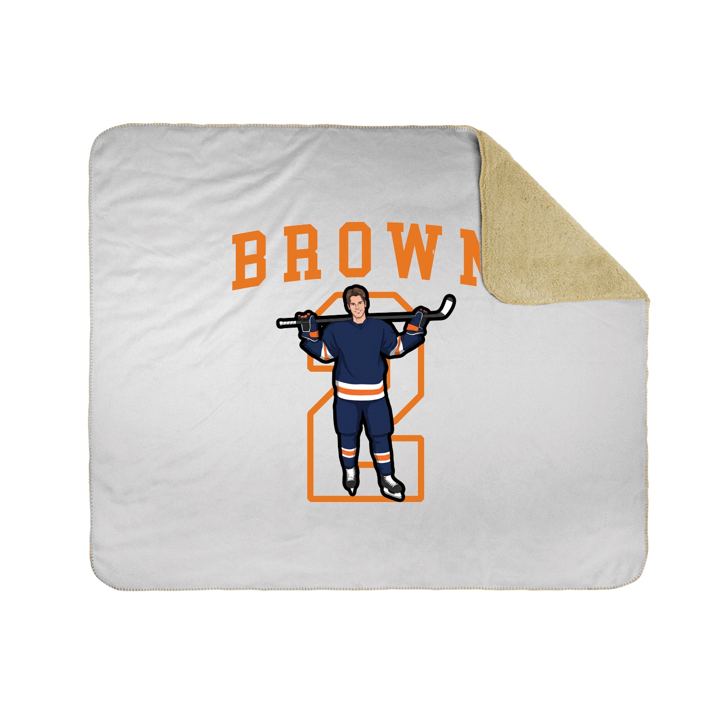 Throw Blanket — Shirsey in White