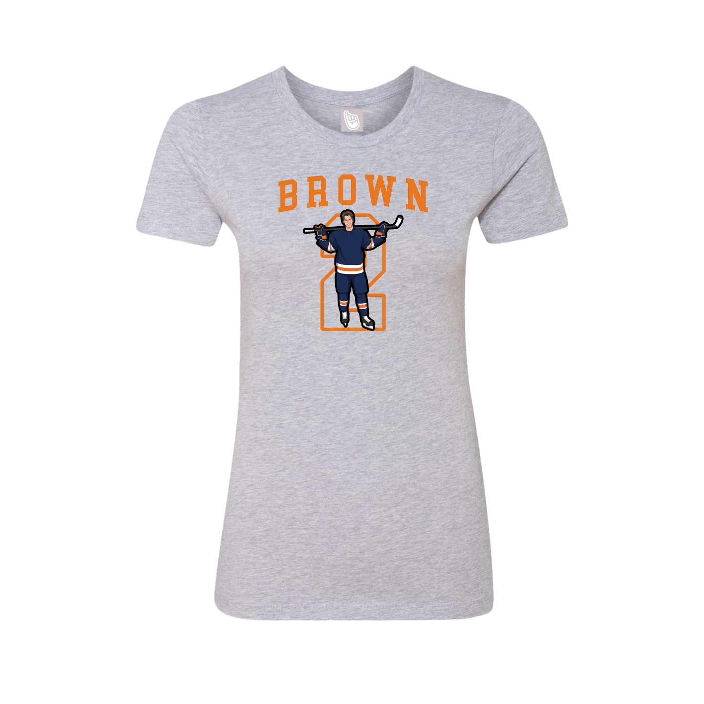 Fitted Women's Tee — Shirsey in Grey
