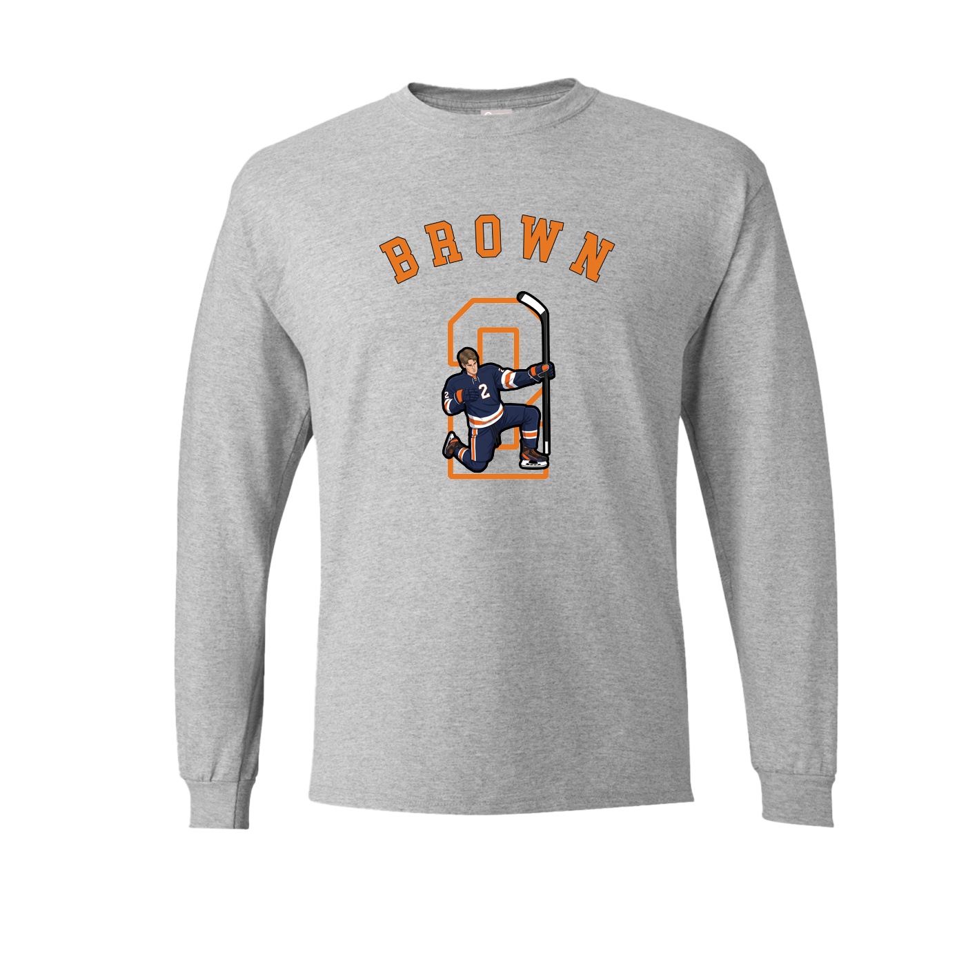 Long Sleeve Tee — Shirsey Arch in Grey