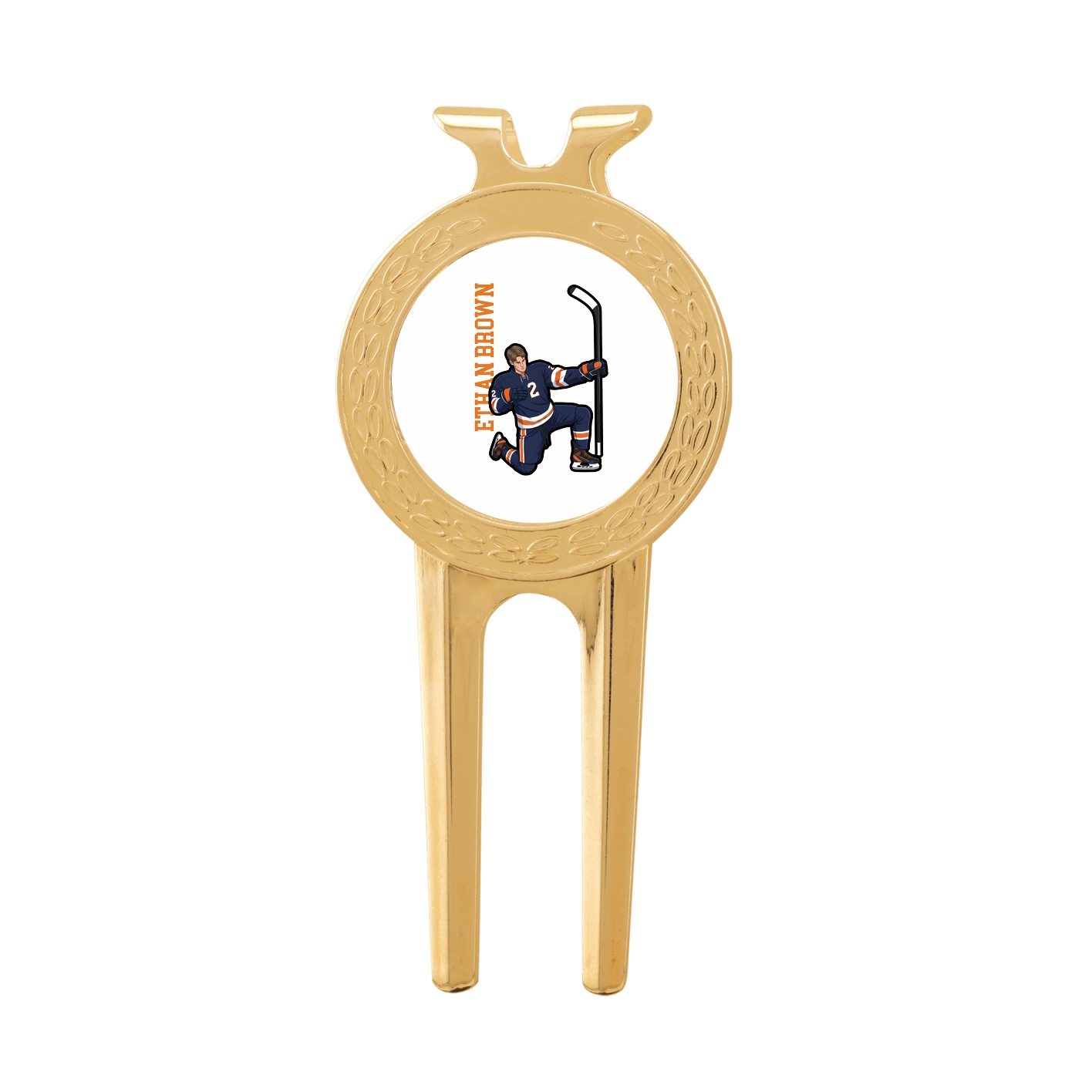 Divot Tool with Ball Marker — Name Vertical in Classic
