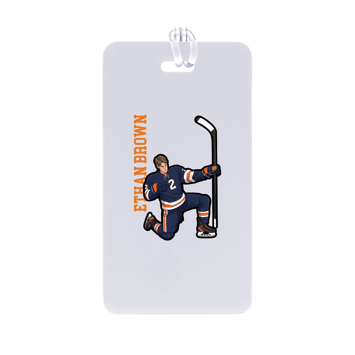 Bag Tag — Name Vertical in Classic