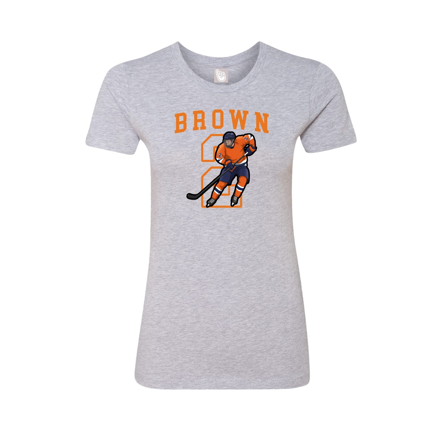 Fitted Women's Tee — Shirsey in Grey