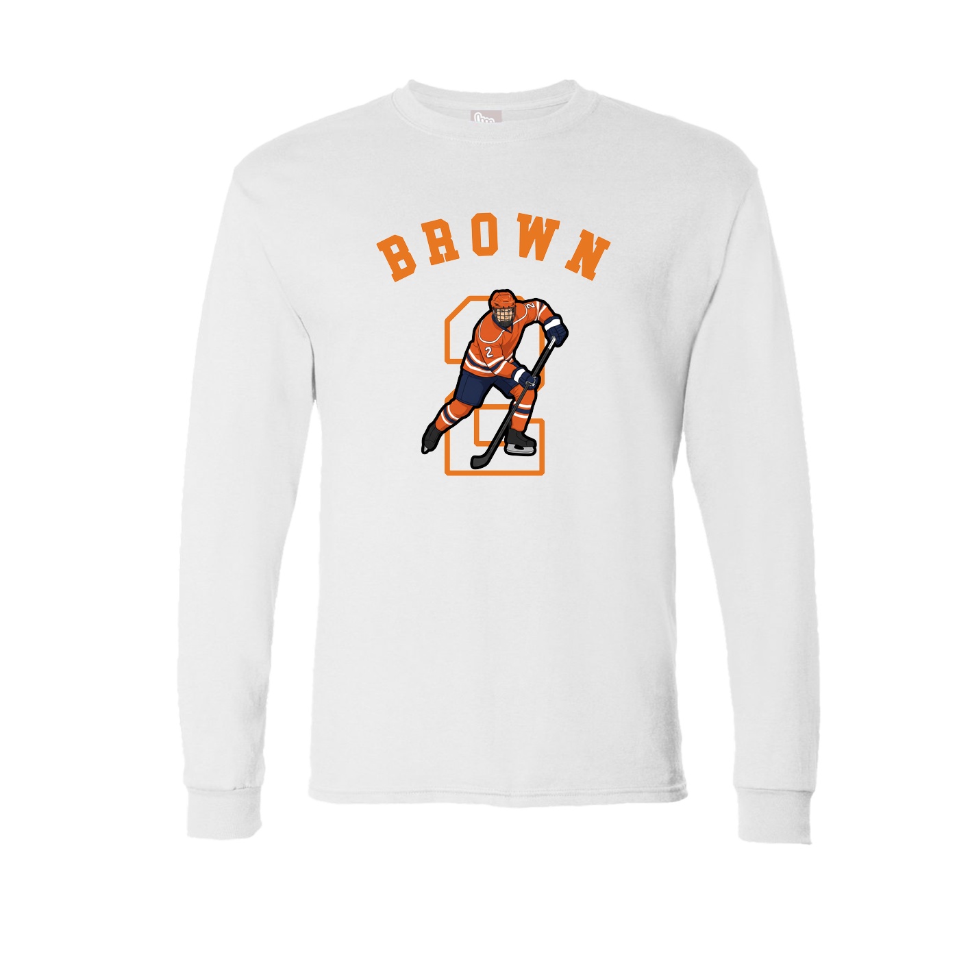 Long Sleeve Tee — Shirsey Arch in White