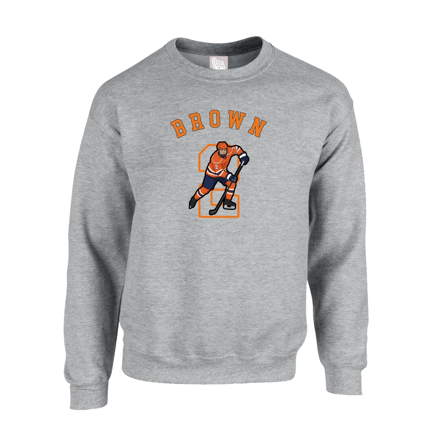 Fleece Crew — Shirsey Arch in Grey
