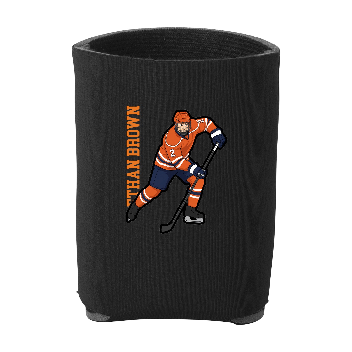 Can Holder — Name Vertical in Black
