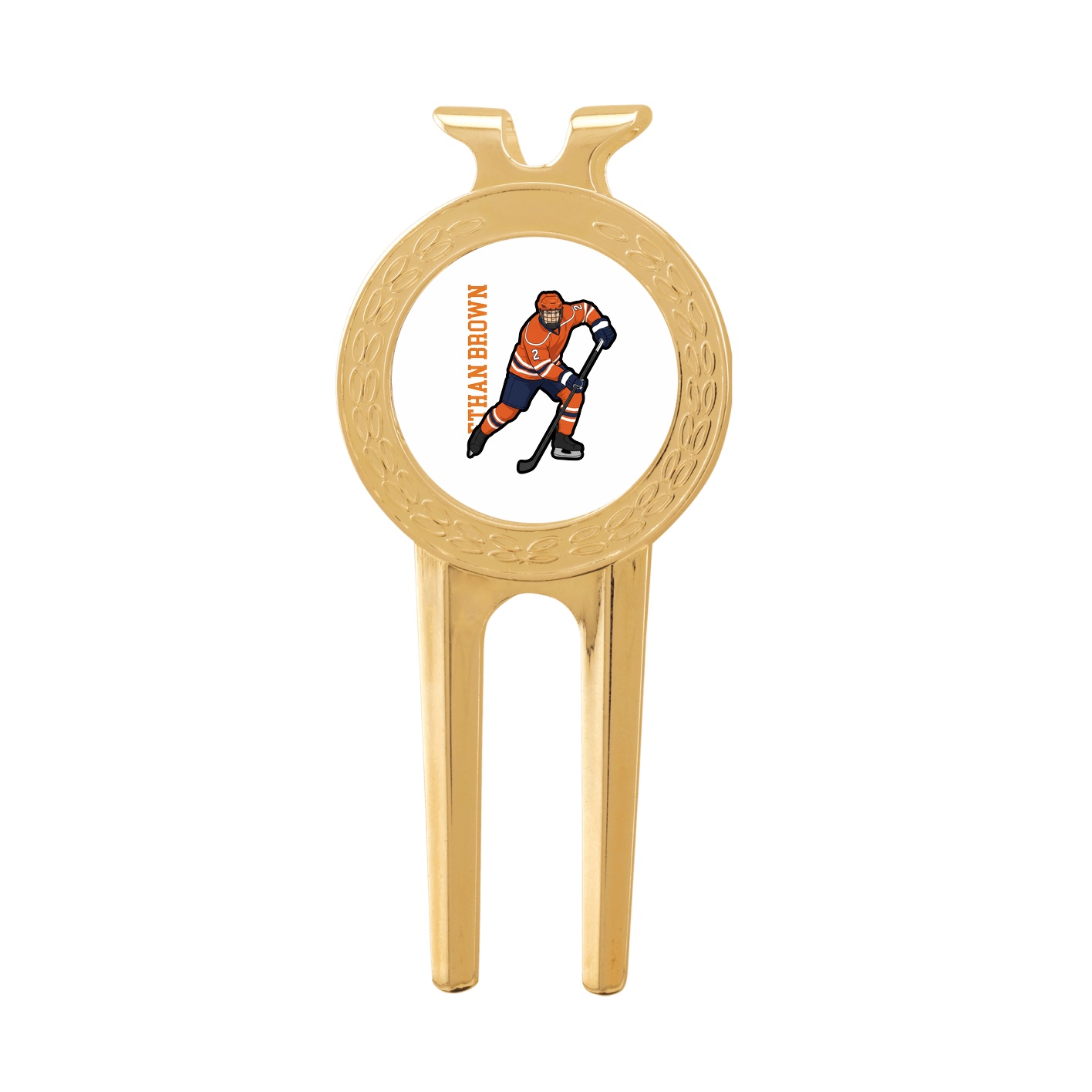 Divot Tool with Ball Marker — Name Vertical in Classic