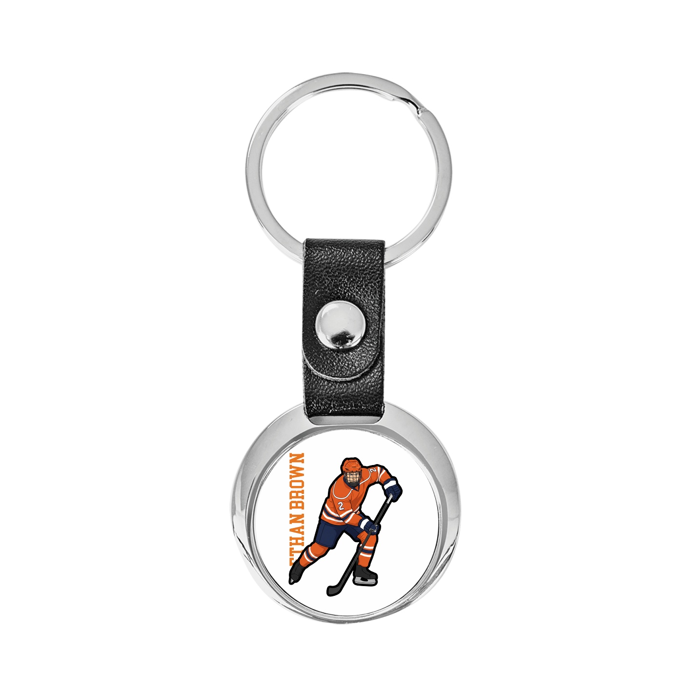 Key Chain — Name Vertical in Classic