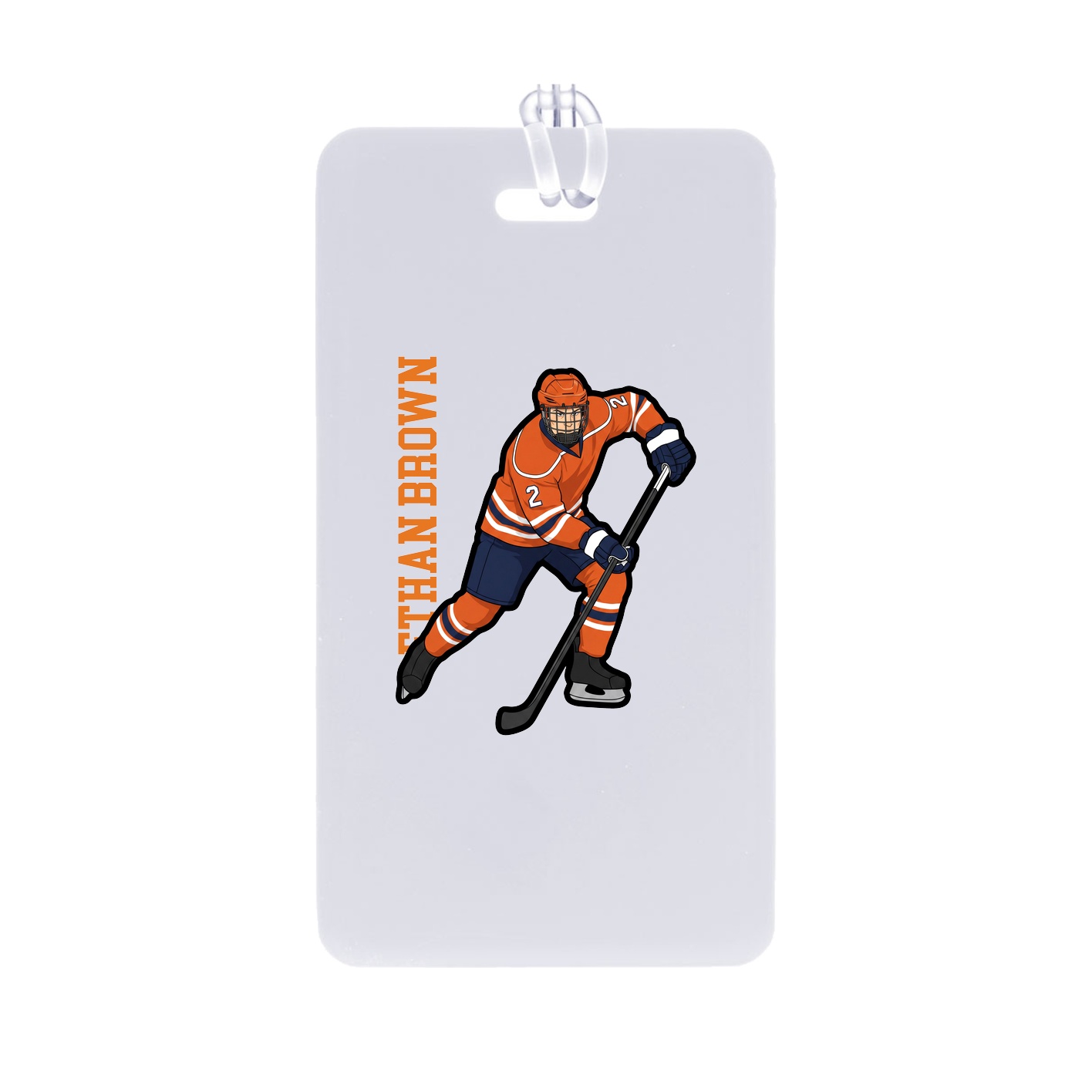 Bag Tag — Name Vertical in Classic
