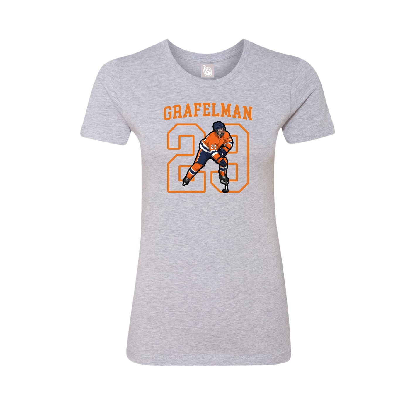 Fitted Women's Tee — Shirsey in Grey