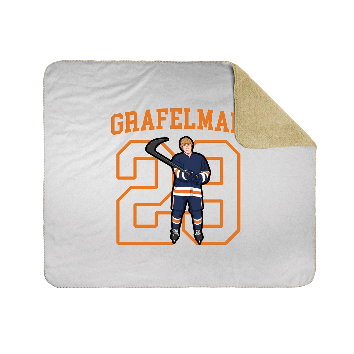 Throw Blanket — Shirsey in White