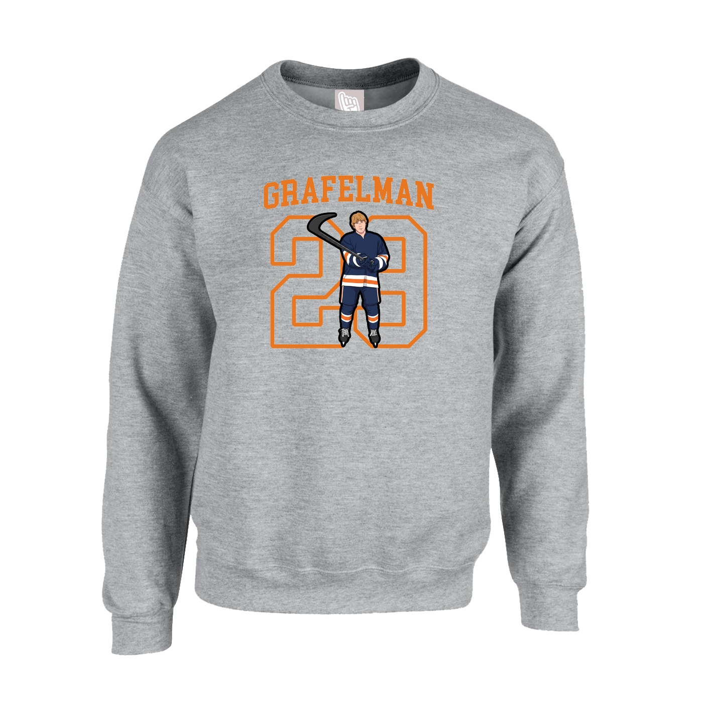 Fleece Crew — Shirsey in Grey