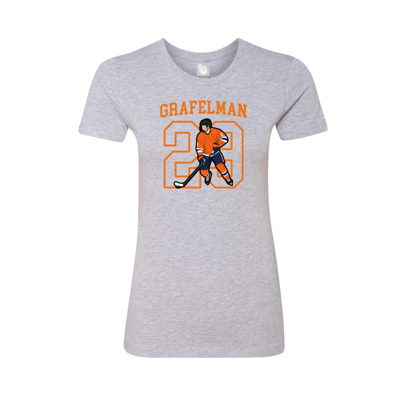 Fitted Women's Tee — Shirsey in Grey