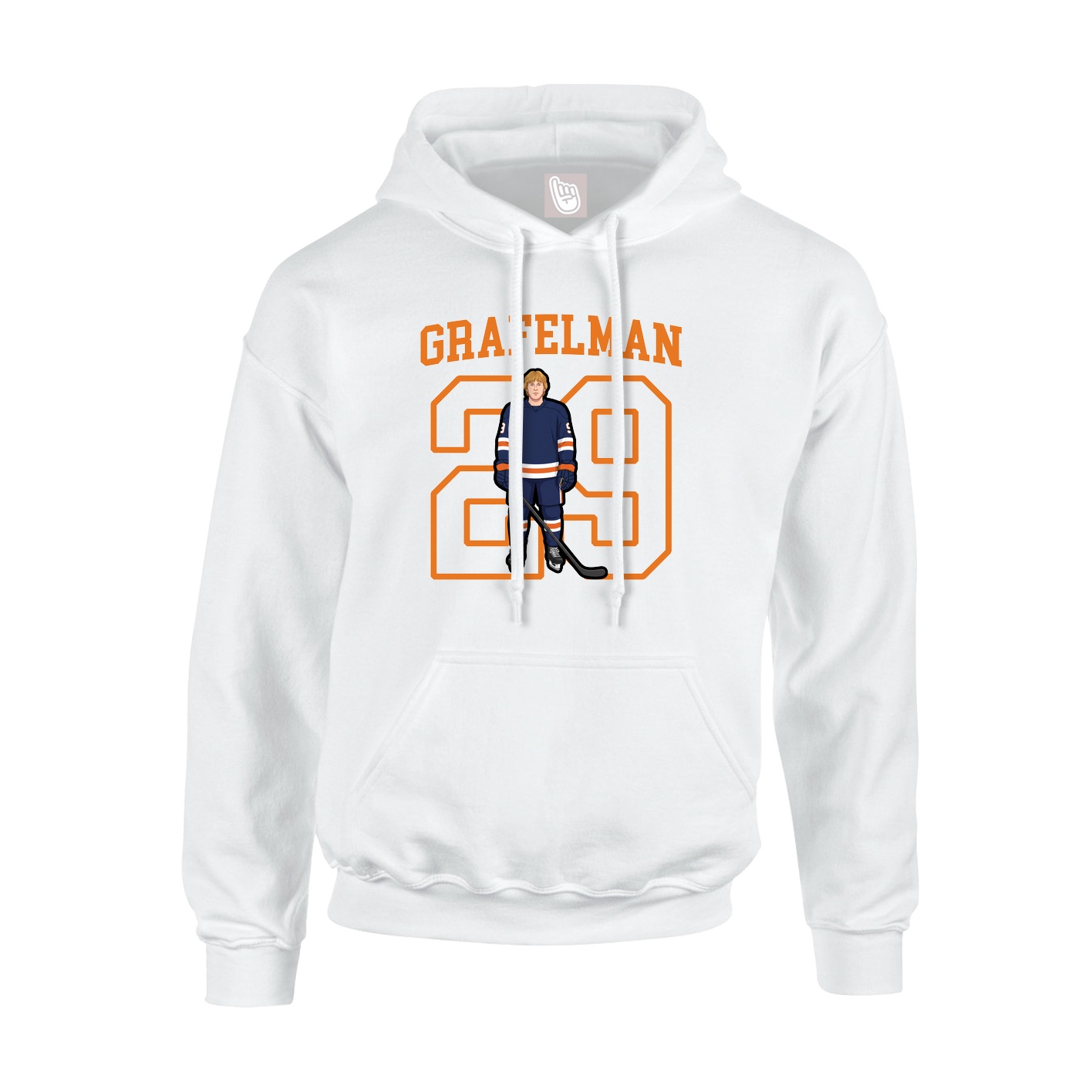 Hoodie — Shirsey in White