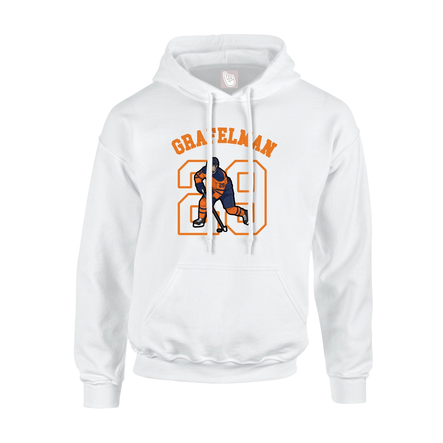 Hoodie — Shirsey Arch in White
