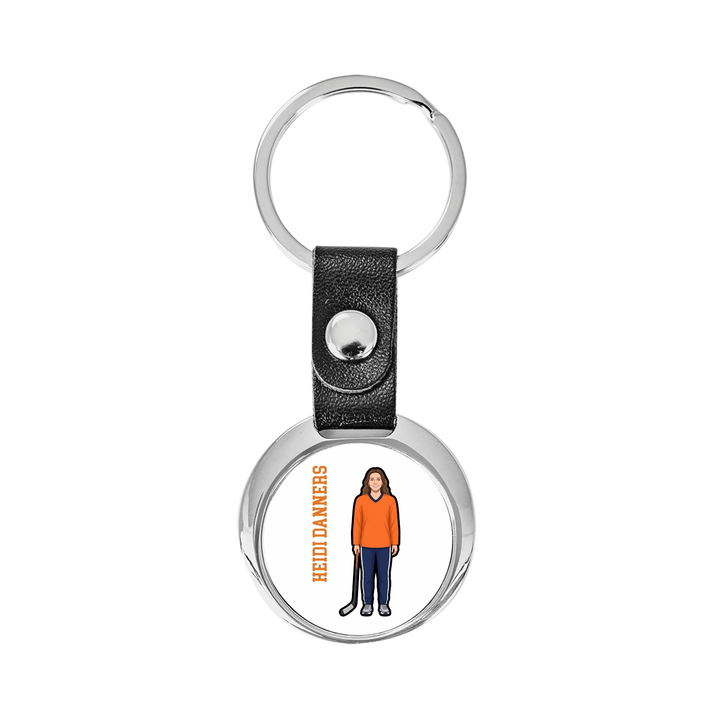 Key Chain — Name Vertical in Classic