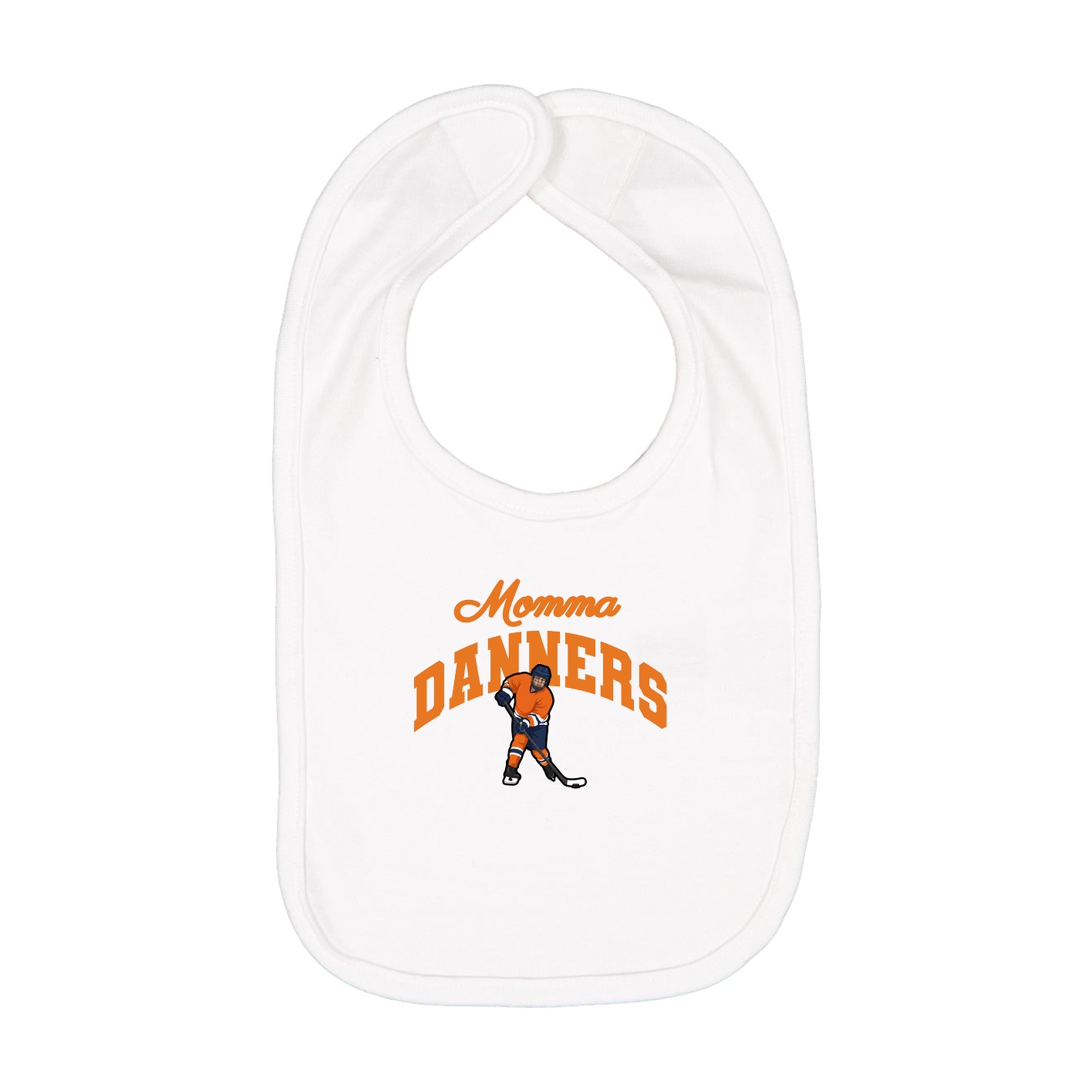 Infant Bib — Mothers Day Arch in White
