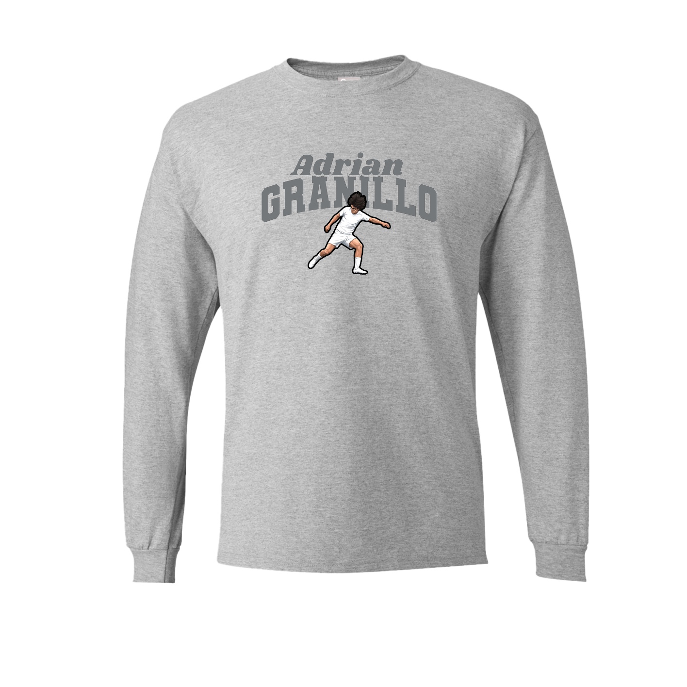 Long Sleeve Tee — Signature Arch in Grey