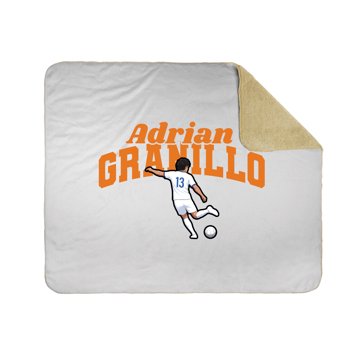 Throw Blanket — Signature Arch in White