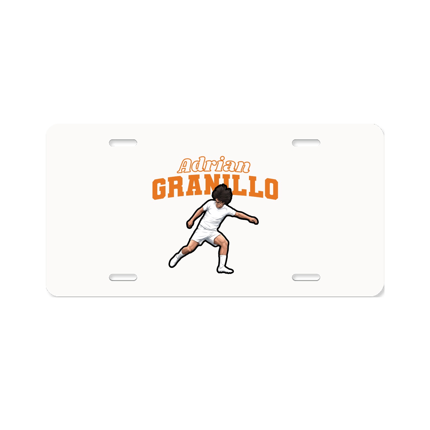 License Plate — Name Arch in Classic