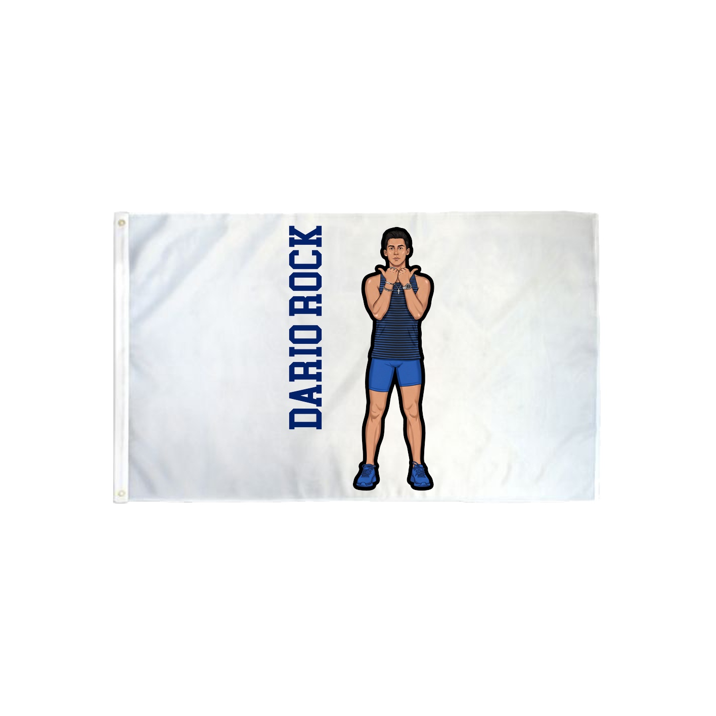 3x5 Flag — Name Vertical in Classic
