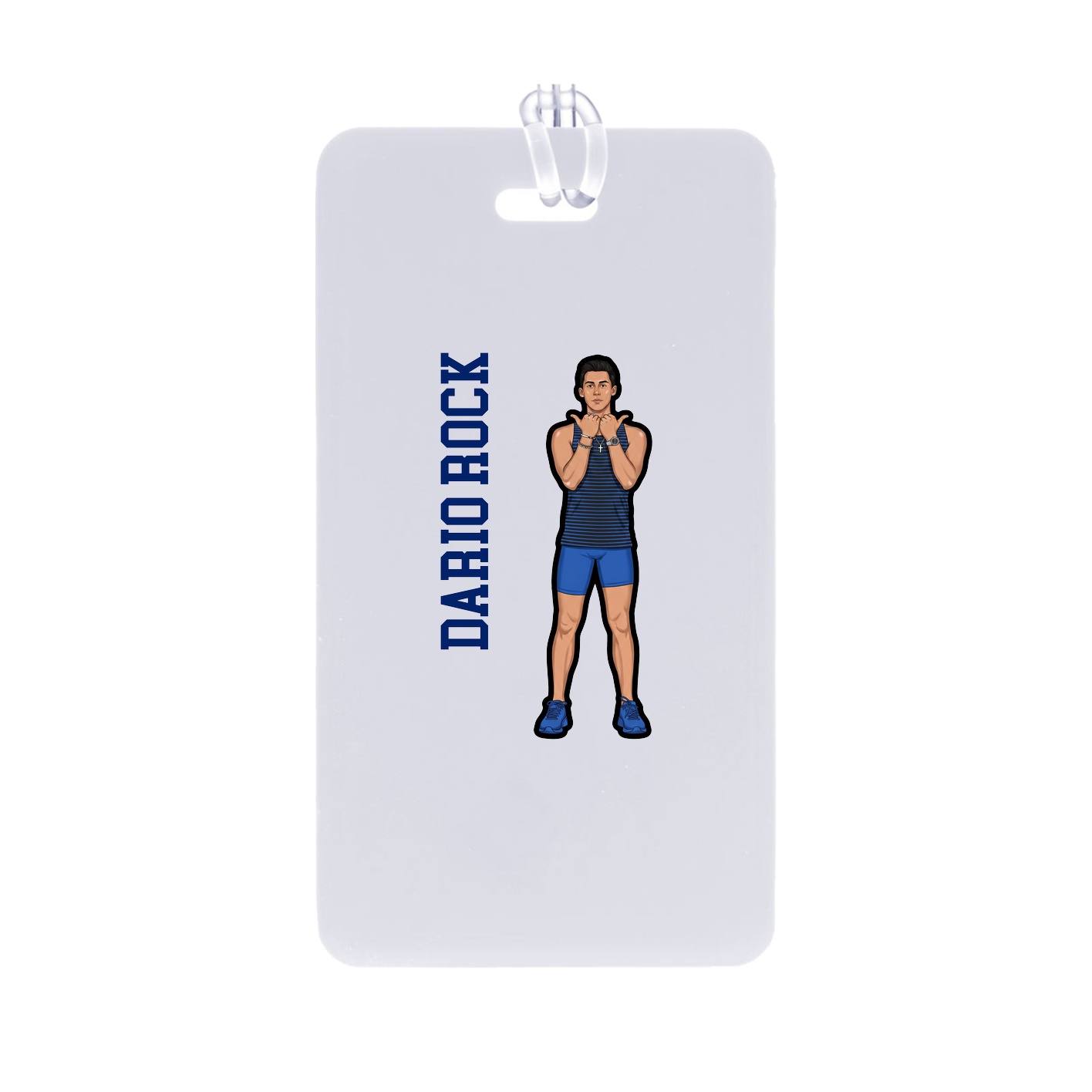 Bag Tag — Name Vertical in Classic