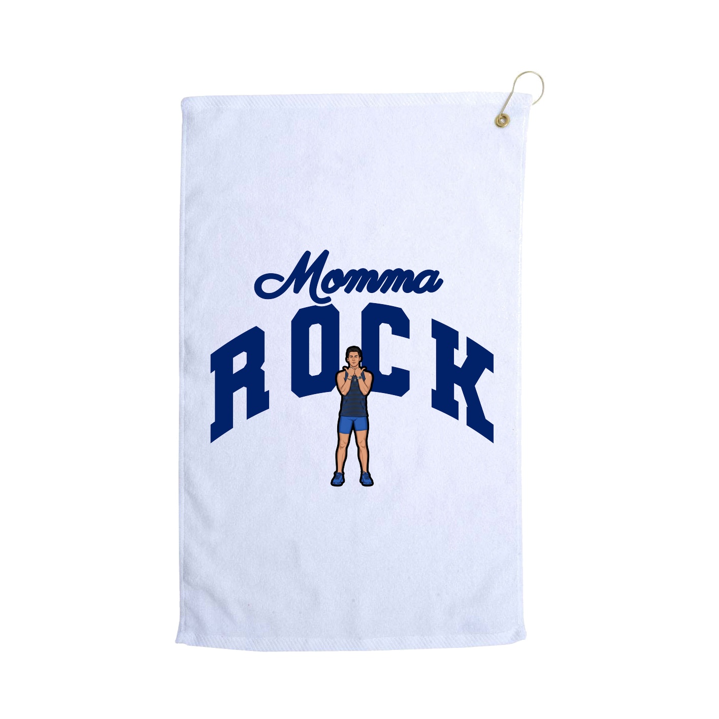 Golf Towel — Mothers Day Arch in White