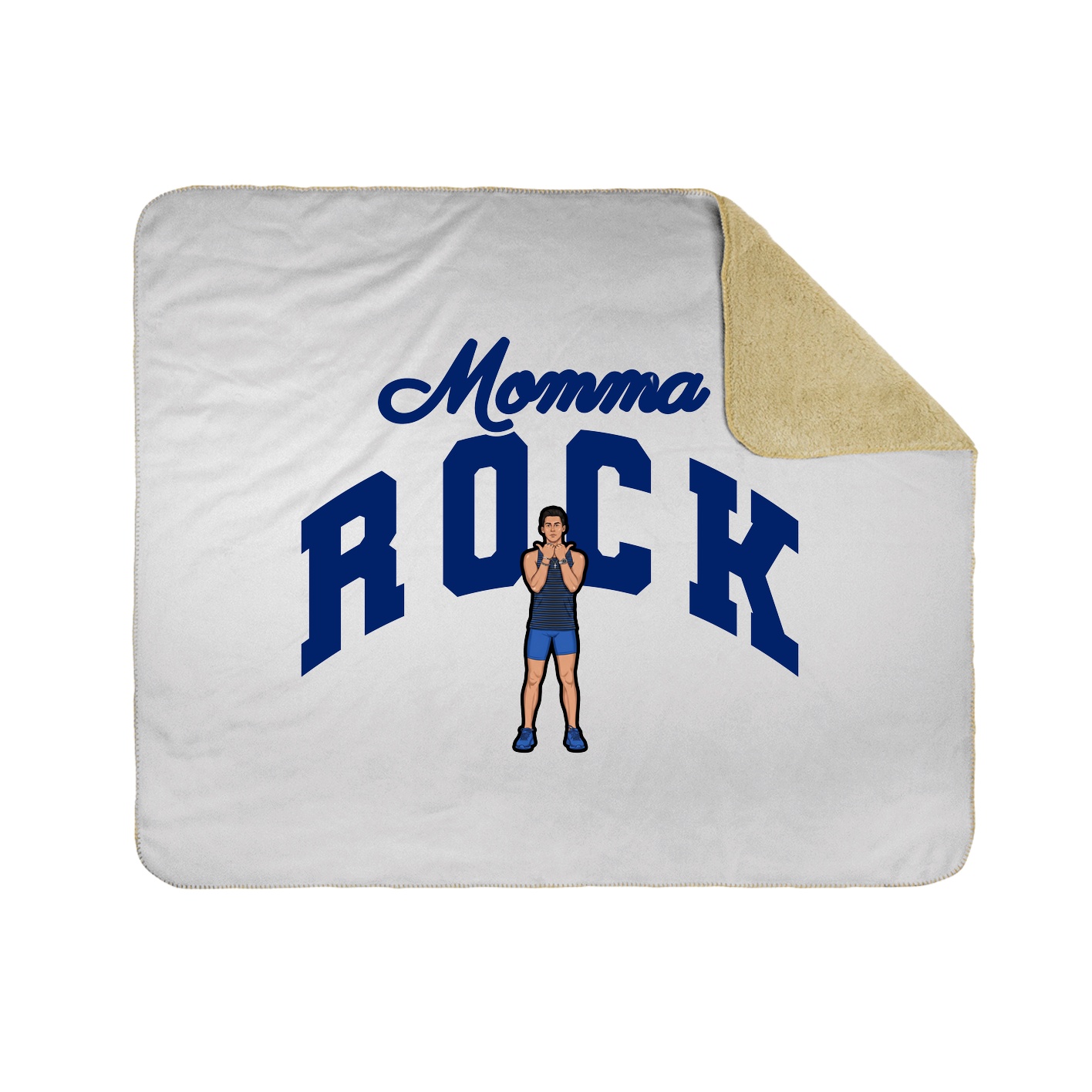 Throw Blanket — Mothers Day Arch in White