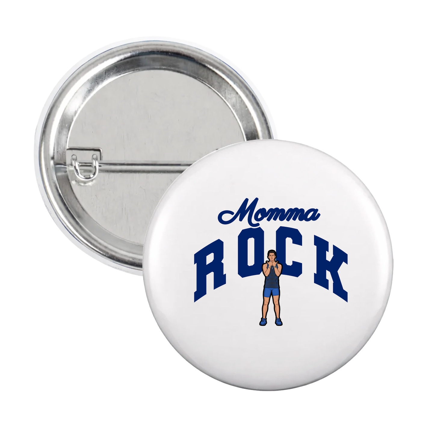 Game Day Button — Mothers Day Arch in White