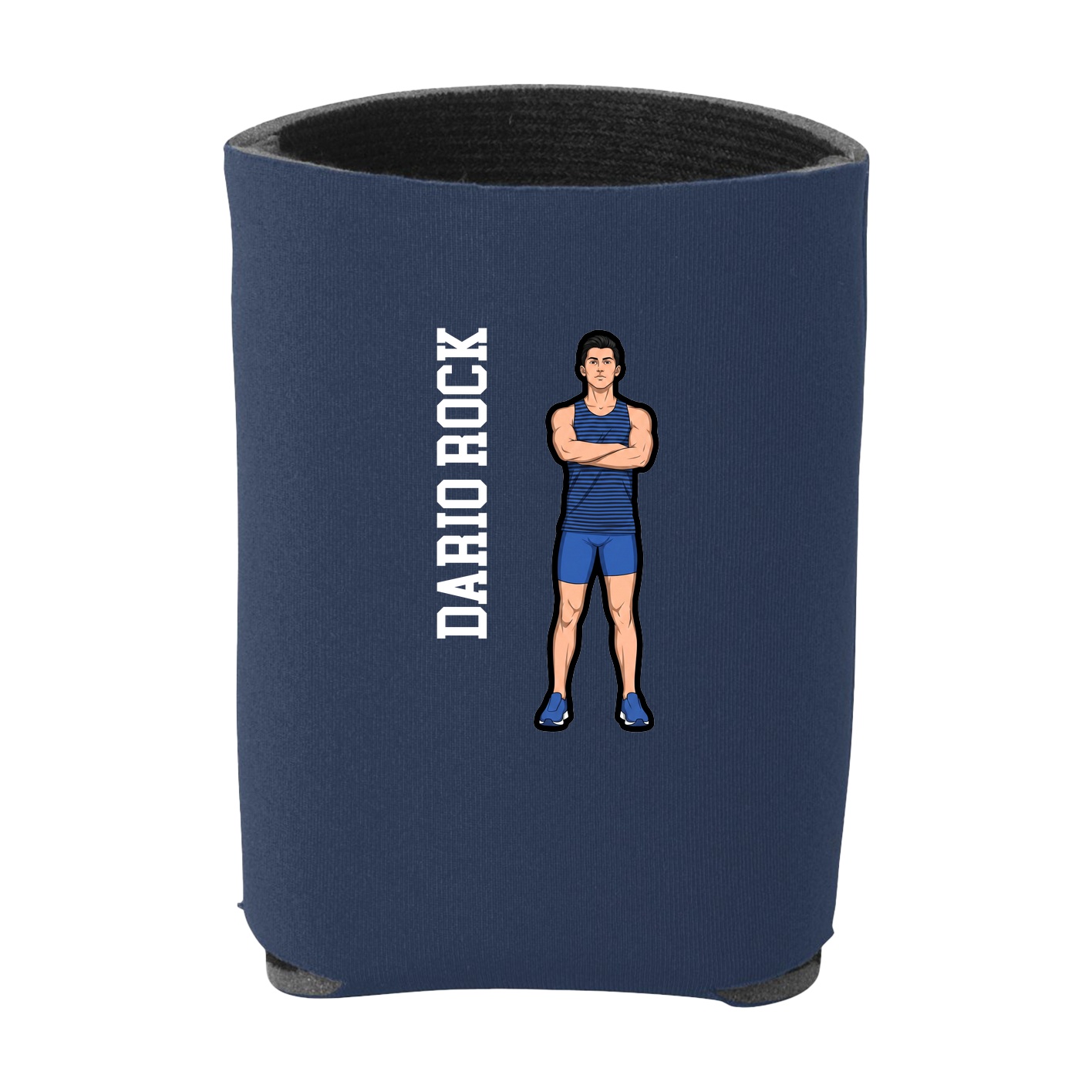 Can Holder — Name Vertical in Navy