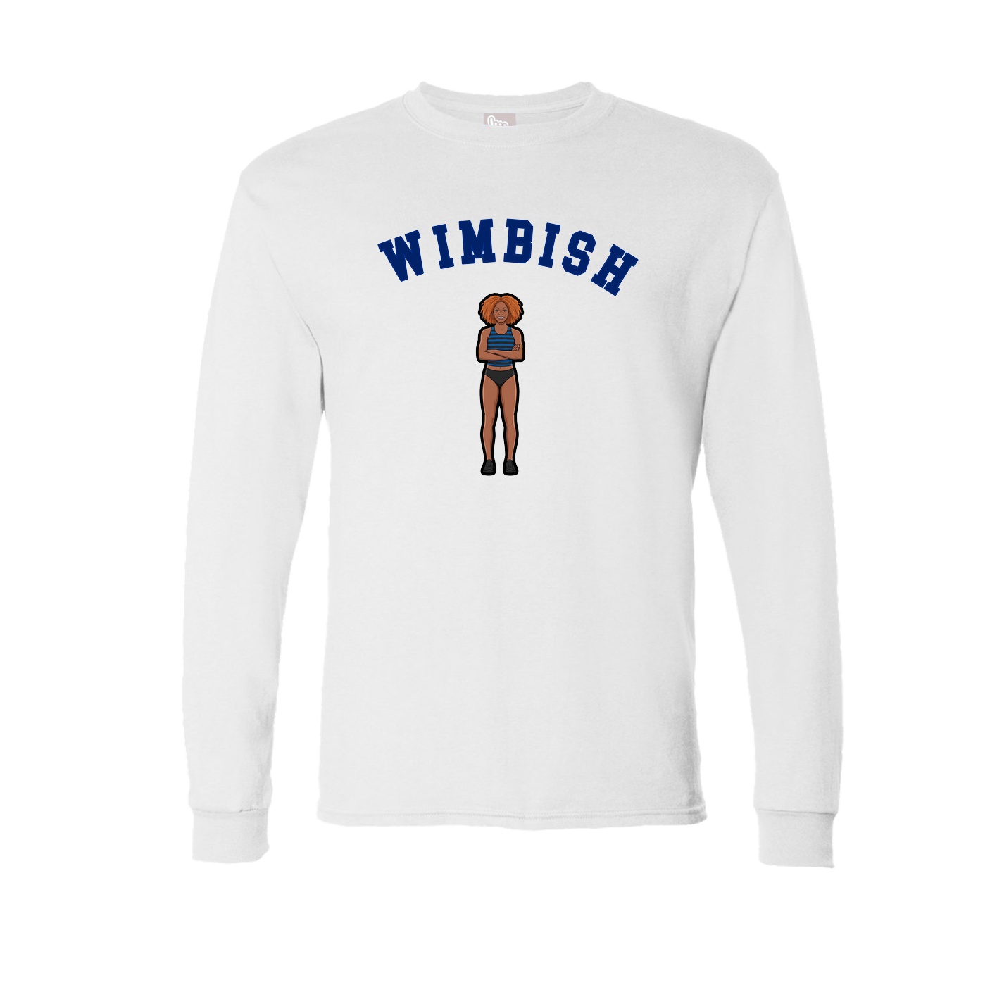 Long Sleeve Tee — Shirsey Arch in White