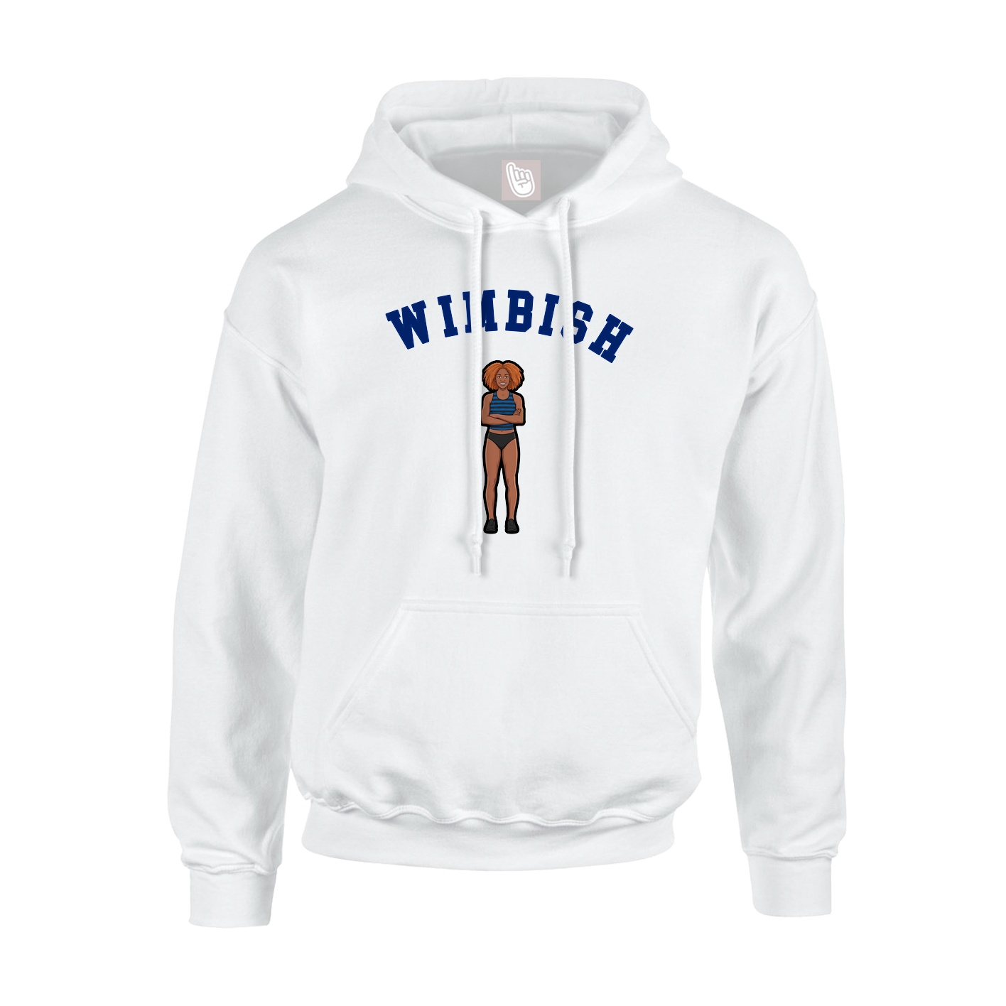 Hoodie — Shirsey Arch in White