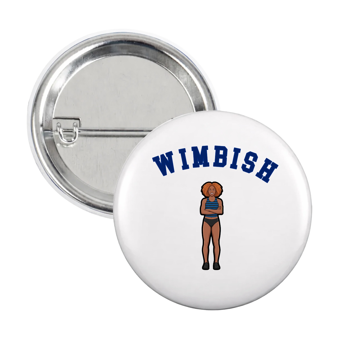 Game Day Button — Shirsey Arch in White