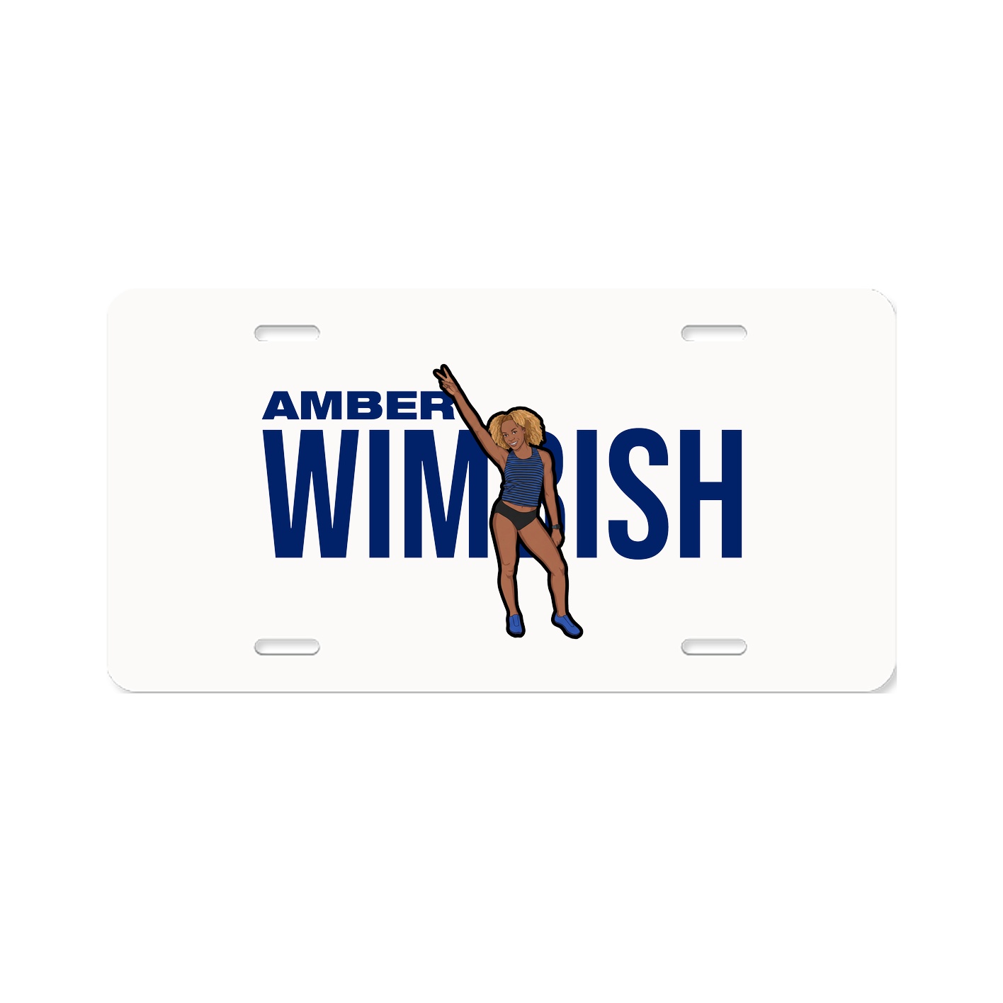 License Plate — Player Name in Classic