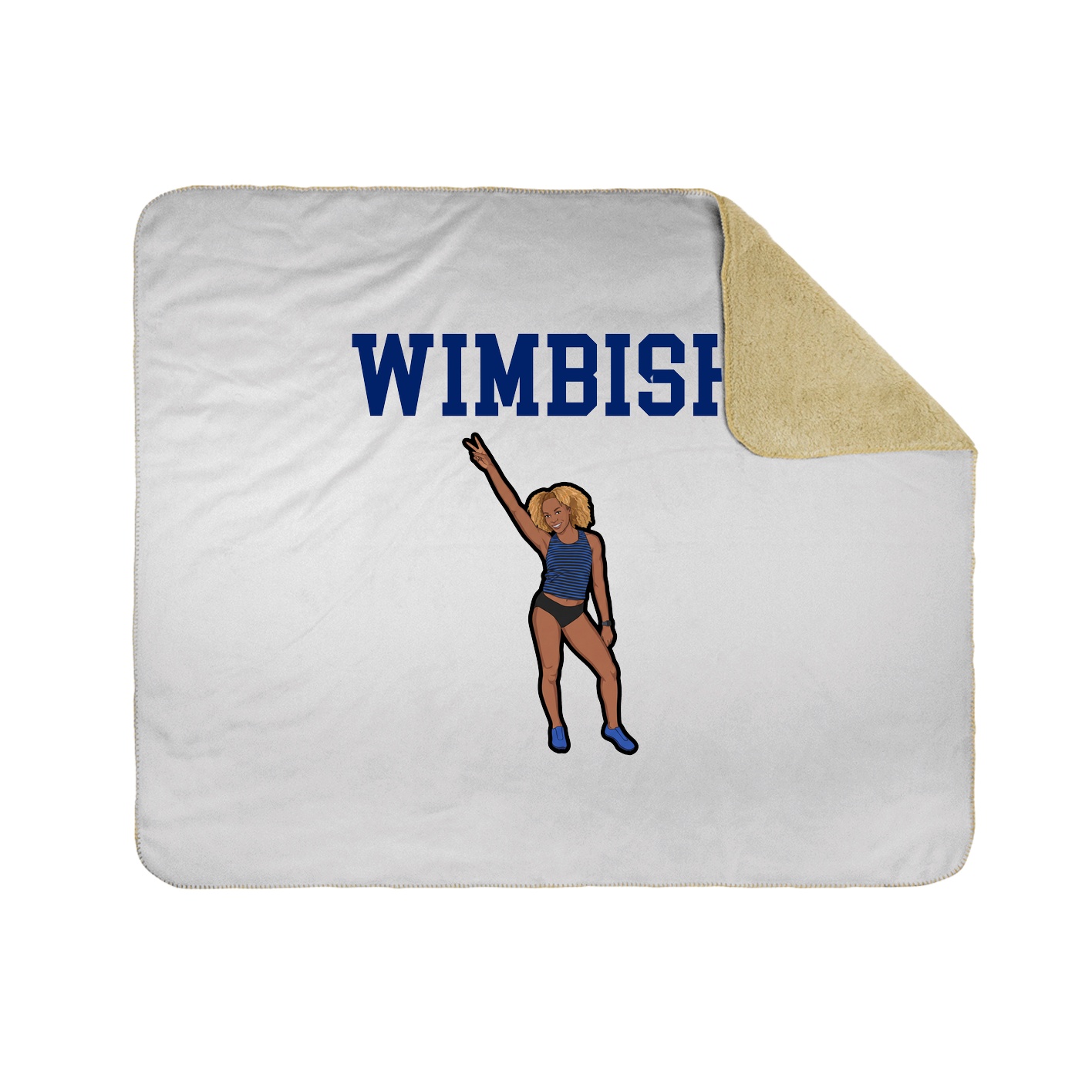 Throw Blanket — Shirsey in White