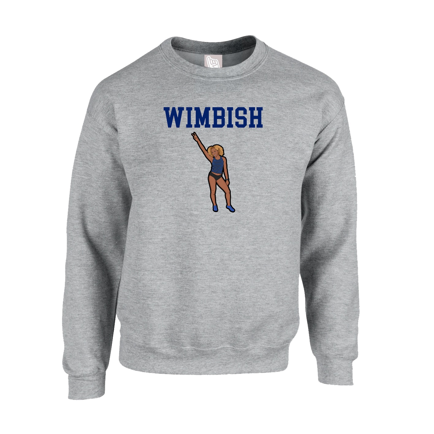 Fleece Crew — Shirsey in Grey