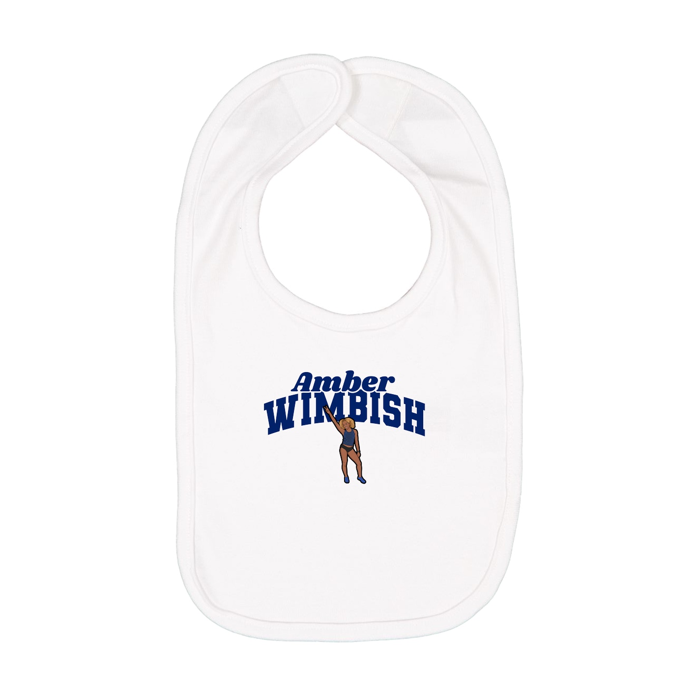 Infant Bib — Signature Arch in White