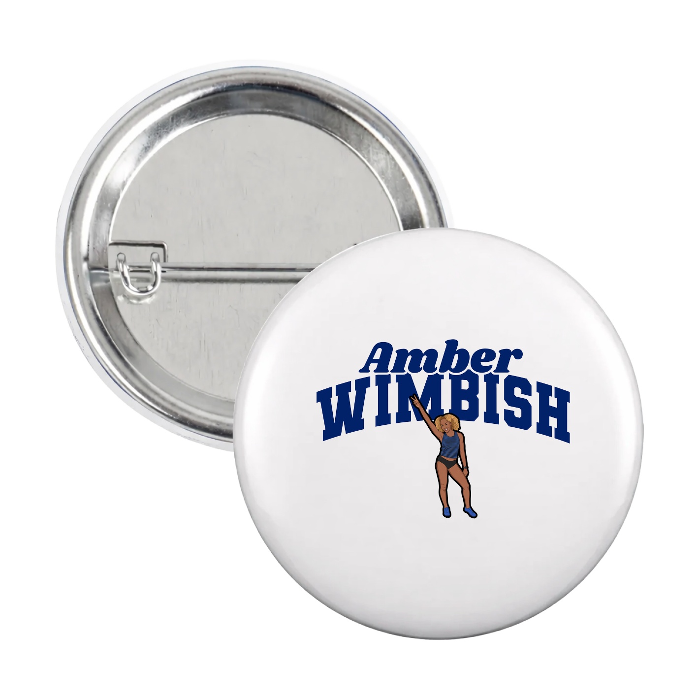 Game Day Button — Signature Arch in White