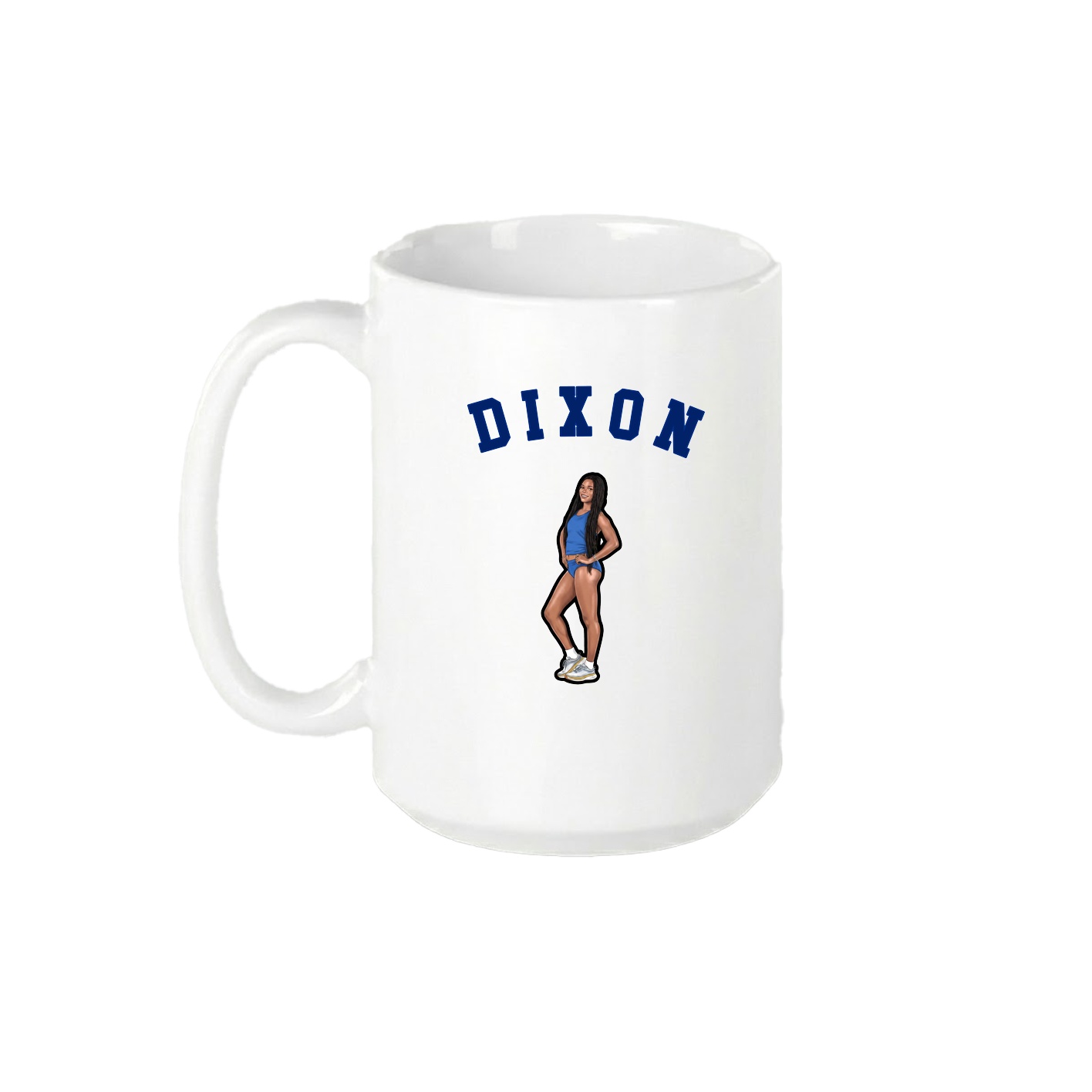 15oz Coffee Mug — Shirsey Arch in White