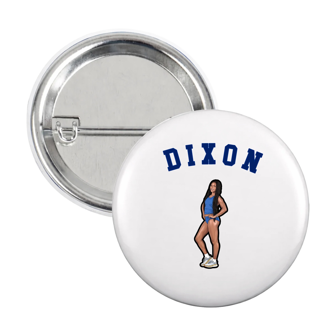 Game Day Button — Shirsey Arch in White