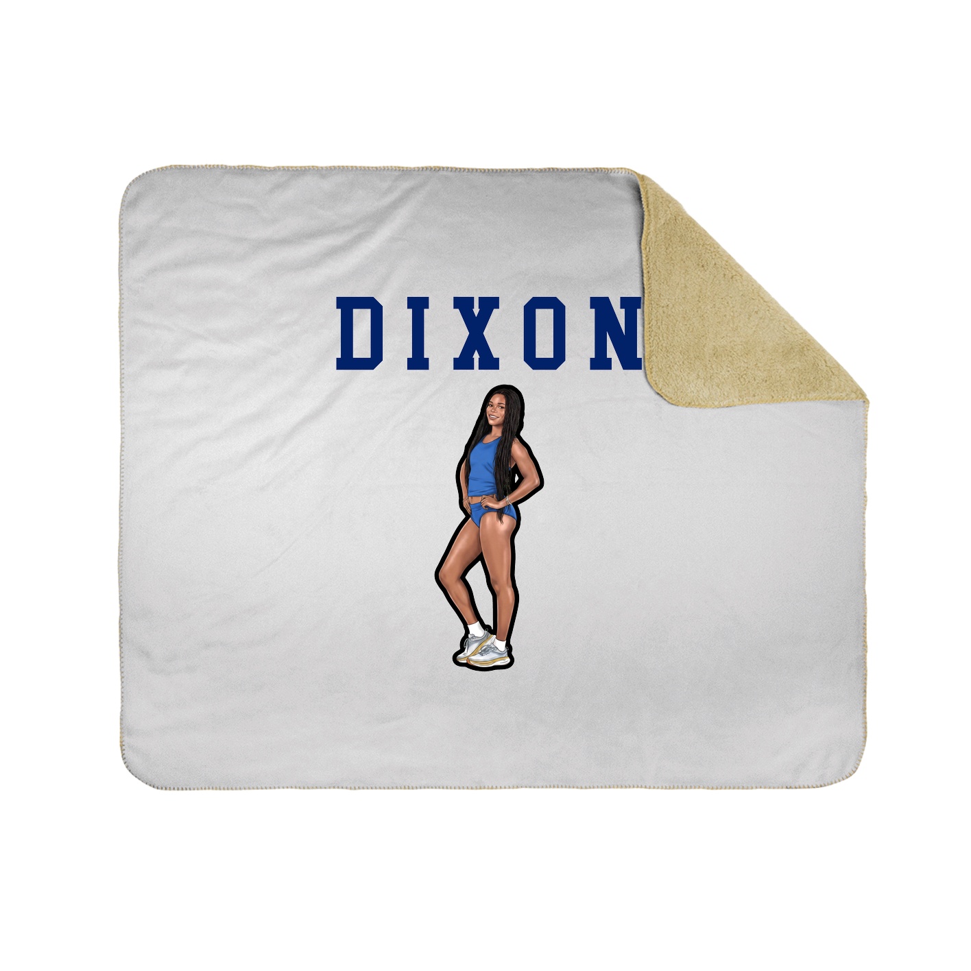 Throw Blanket — Shirsey in White