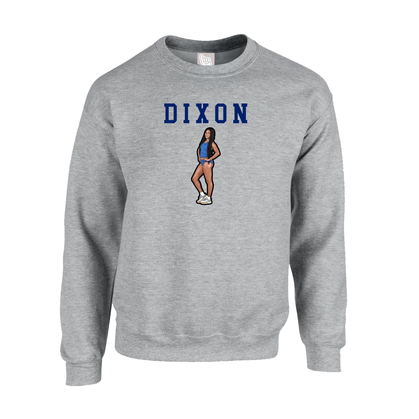 Fleece Crew — Shirsey in Grey